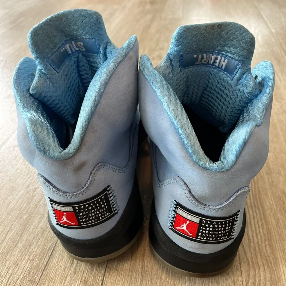 Mens Air Jordan 5 Retro SE 'UNC' DV1310-401 Blue Carolina - 10
